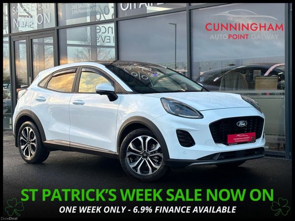 Ford Puma MPV, Petrol Hybrid, 2024, White