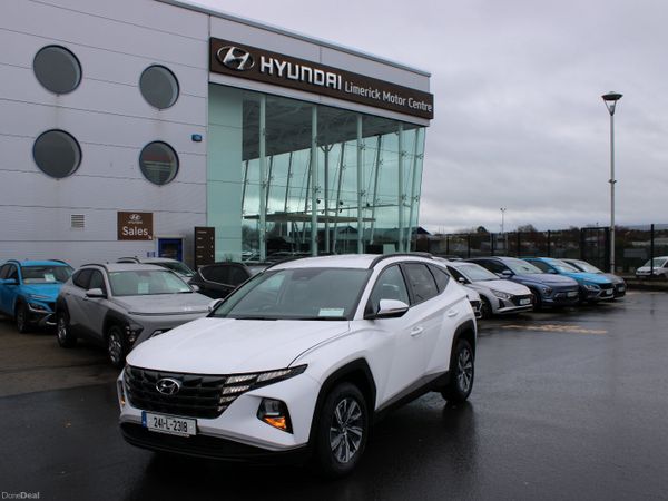 Hyundai Tucson SUV, Petrol Hybrid, 2024, White