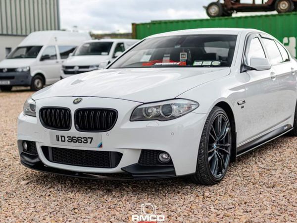 BMW 5-Series Saloon, Diesel, 2011, White