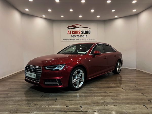 Audi A4 Saloon, Diesel, 2017, Red