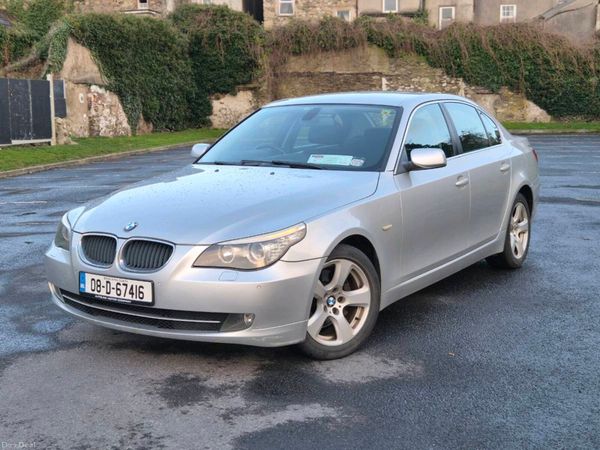 BMW 5-Series Saloon, Diesel, 2008, Silver
