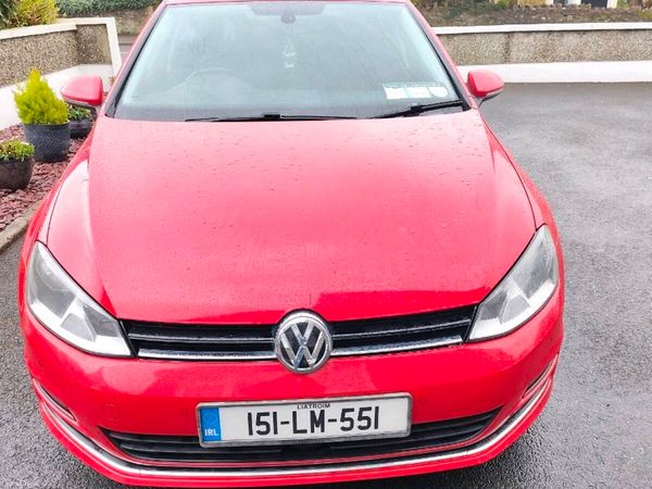 Volkswagen Golf Hatchback, Diesel, 2015, Red