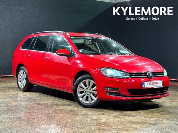 Volkswagen Golf Estate, Petrol, 2016, Red