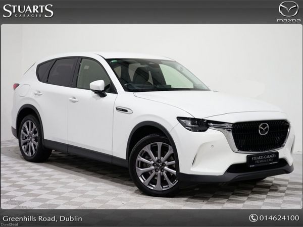 Mazda CX-60 SUV, Petrol Plug-in Hybrid, 2024, White