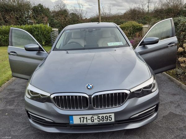 BMW 5-Series Saloon, Diesel, 2017, Blue