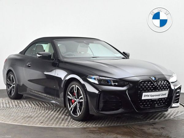 BMW 4-Series Convertible, Petrol, 2025, Black