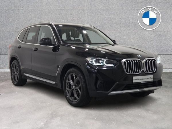BMW X3 SUV, Diesel Hybrid, 2023, Black