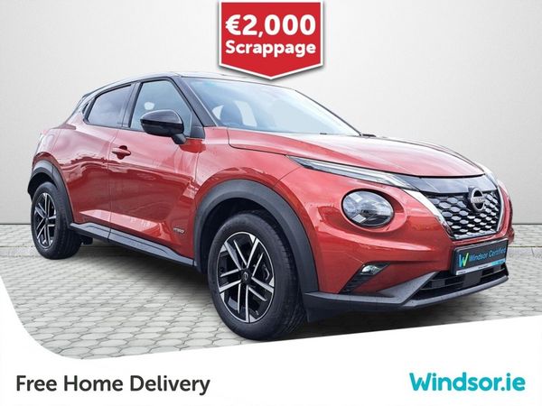 Nissan Juke SUV, Petrol Hybrid, 2025, Red