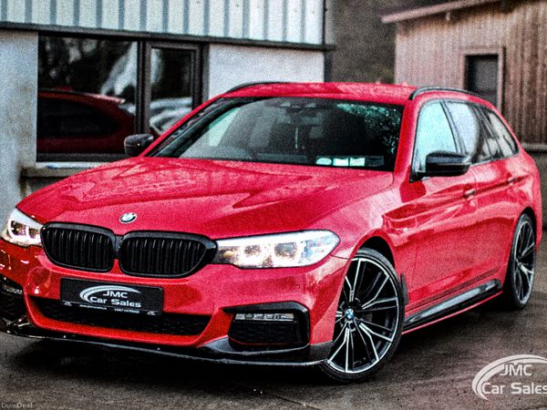 BMW 5-Series Estate, Diesel, 2018, Red