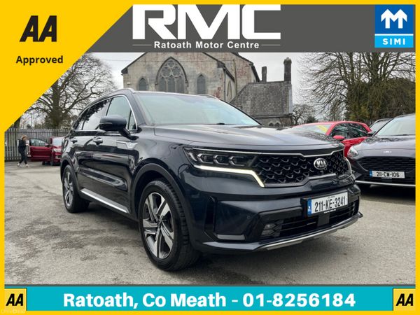 Kia Sorento SUV, Petrol Plug-in Hybrid, 2021, Blue