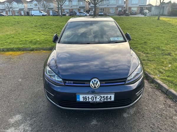 Volkswagen Golf Hatchback, Petrol Plug-in Hybrid, 2016, Blue