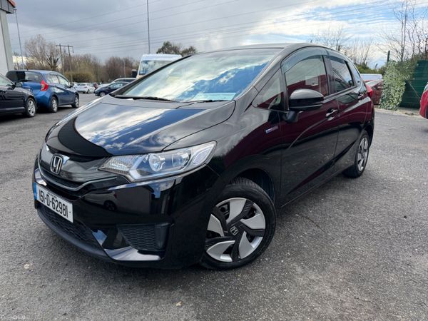 Honda Fit Hatchback, Petrol Hybrid, 2015, Black