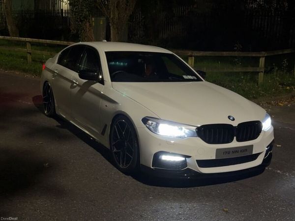 BMW 5-Series Saloon, Diesel, 2017, White