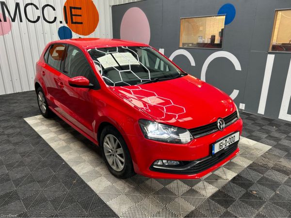 Volkswagen Polo Hatchback, Petrol, 2016, Red