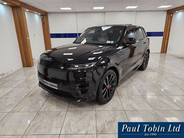 Land Rover Range Rover Sport SUV, Petrol Plug-in Hybrid, 2023, Black