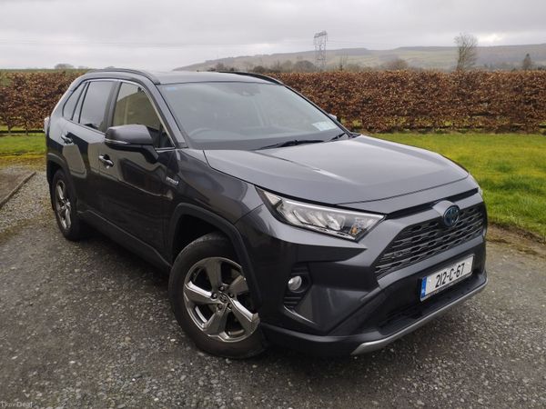 Toyota RAV4 SUV, Petrol Hybrid, 2021, Grey