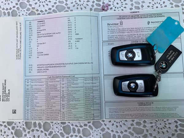 BMW 4-Series Coupe, Diesel, 2015, Grey