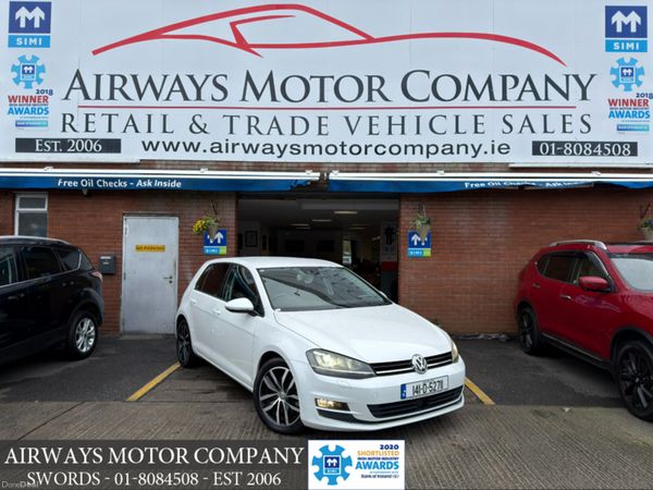 Volkswagen Golf Hatchback, Petrol, 2014, White