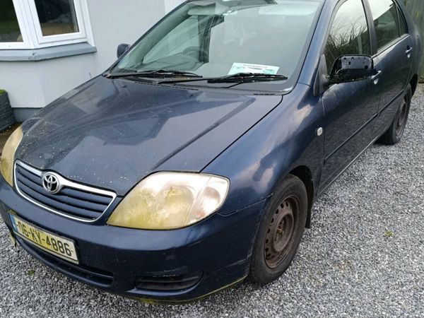 Toyota Corolla Saloon, Petrol, 2006, Blue