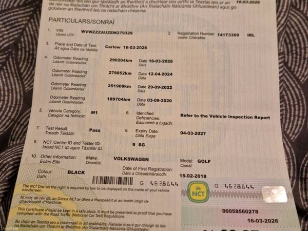 Volkswagen Golf Hatchback, Diesel, 2014, Black