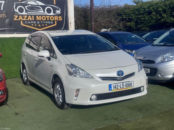 Toyota Prius MPV, Petrol Hybrid, 2014, White