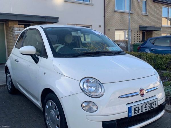 Fiat 500 Hatchback, Petrol, 2015, White