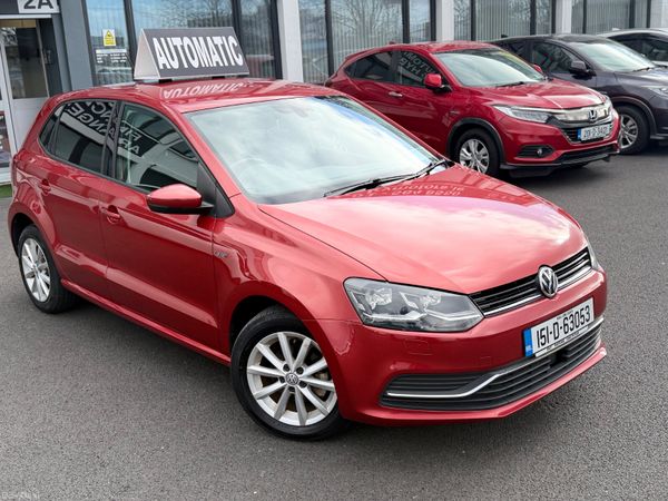 Volkswagen Polo Hatchback, Petrol, 2015, Red
