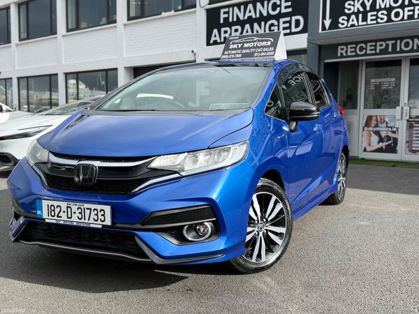 Honda Jazz Hatchback, Petrol Hybrid, 2018, Blue
