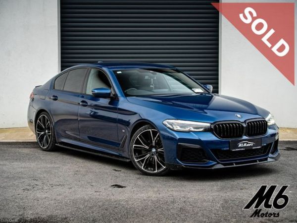 BMW 5-Series Saloon, Diesel, 2021, Blue