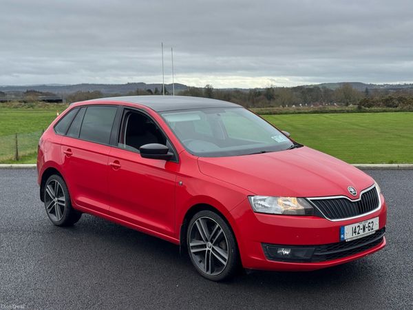 Skoda Rapid Hatchback, Diesel, 2014, Red