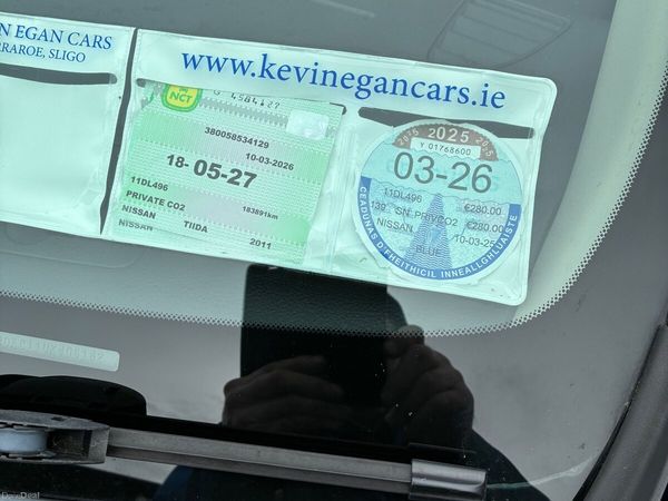 Nissan Tiida Saloon, Diesel, 2011, Blue