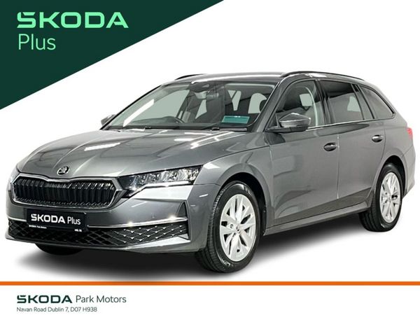 Skoda Octavia Estate, Petrol Hybrid, 2024, Grey