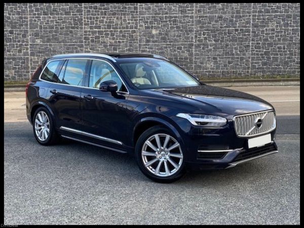 Volvo XC90 SUV, Petrol Plug-in Hybrid, 2016, Blue
