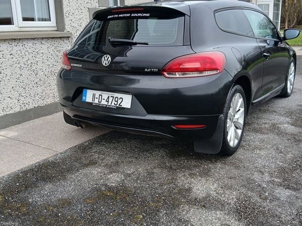 Volkswagen Scirocco Hatchback, Diesel, 2011, Black