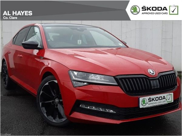 Skoda Superb Saloon, Diesel, 2023, Red