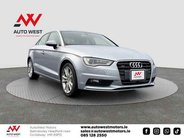 Audi A3 Saloon, Petrol, 2015, Silver