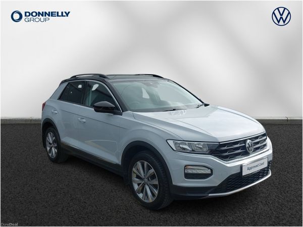Volkswagen T-Roc Hatchback, Petrol, 2020, Silver