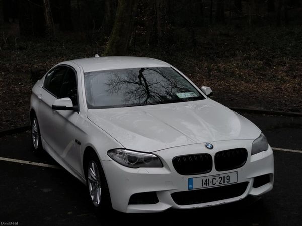 BMW 5-Series Saloon, Diesel, 2014, White