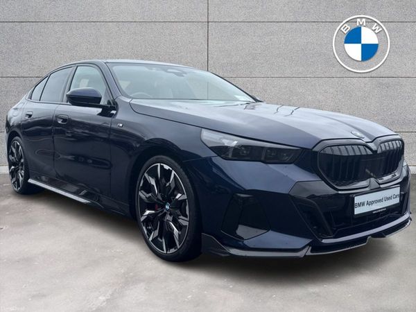 BMW 5-Series Saloon, Petrol Plug-in Hybrid, 2024, Blue