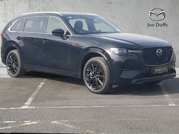 Mazda CX-80 SUV, Petrol Plug-in Hybrid, 2026, Black