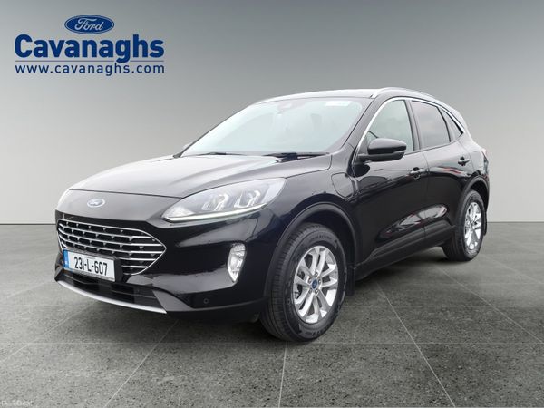 Ford Kuga SUV, Petrol Plug-in Hybrid, 2023, Black