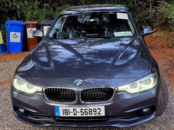 BMW 3-Series Saloon, Petrol Plug-in Hybrid, 2018, Grey