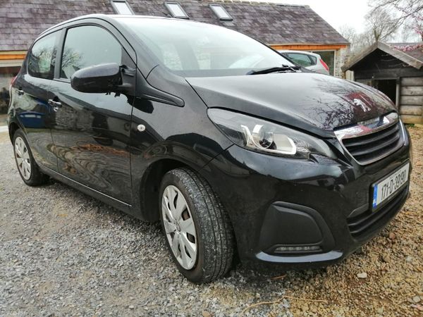 Peugeot 108 Hatchback, Petrol, 2017, Black