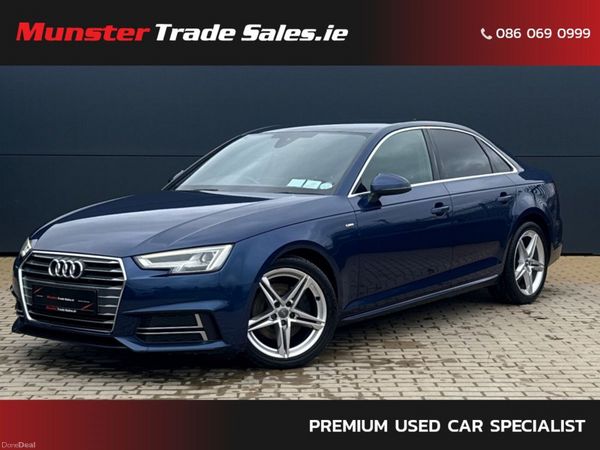 Audi A4 Saloon, Diesel, 2017, Blue