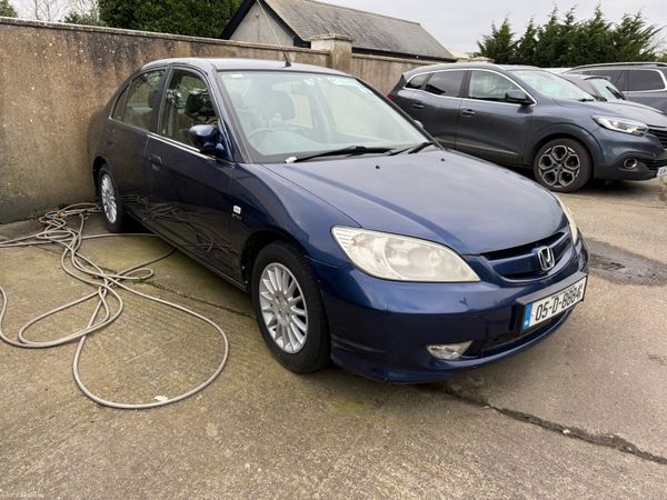 Honda Civic Saloon, Petrol Hybrid, 2005, Blue