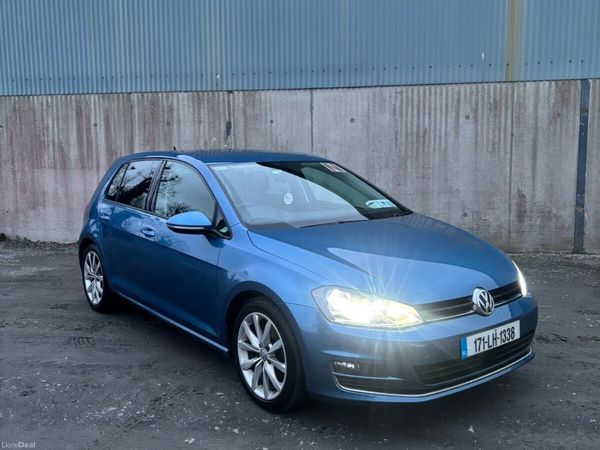 Volkswagen Golf Hatchback, Diesel, 2017, Blue