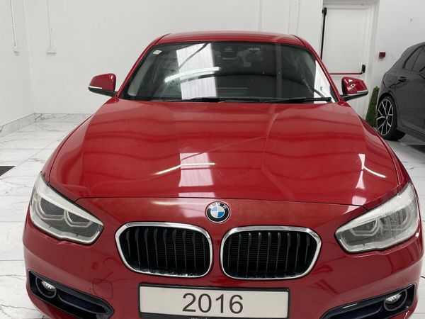 BMW 1-Series Hatchback, Diesel, 2016, Red