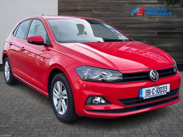 Volkswagen Polo Hatchback, Petrol, 2019, Red
