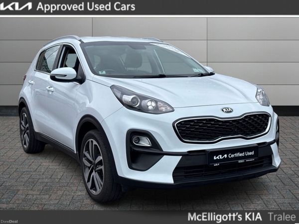 Kia Sportage MPV, Diesel Hybrid, 2021, White
