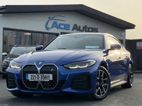 BMW i4 Saloon, Electric, 2022, Blue